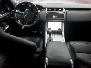 2018 Land Rover Range Rover Sport SVR with VIN SALWZ2SE9JA184718, listed as a Copart auction lot 62116664 with 89,605 mi miles and Salvage Title. Bid and sale history available at carsss.com. Image 8.