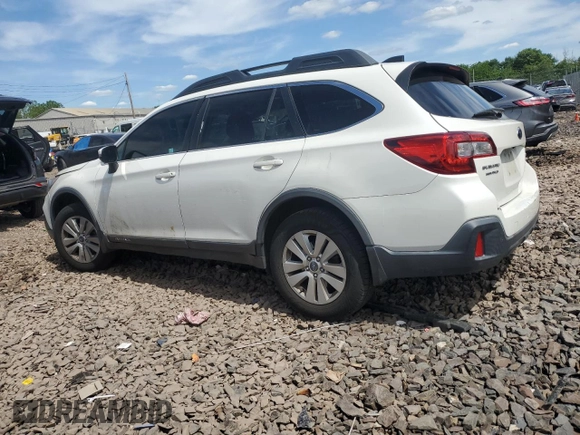2018 Subaru Outback Premium with VIN 4S4BSAHC1J3203322, listed as a Copart auction lot 57755315 with 90,610 mi miles and Salvage title. Bid and sale history available at DreamBid. Image 2.