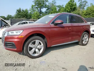 2018 Audi Q5 Premium Plus with VIN WA1BNAFY0J2061023, listed as a Copart auction lot 60492405 with 93,910 mi miles and Salvage title. Bid and sale history available at DreamBid. Image 1.