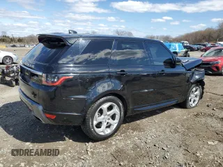 2018 Land Rover Range Rover Sport HSE with VIN SALWR2RV2JA189197, listed as a Copart auction lot 49468355 with 30,171 mi miles and Salvage Title. Bid and sale history available at carsss.com. Image 3.