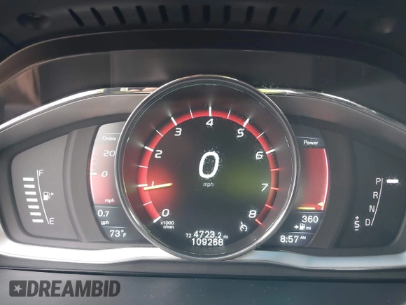 2016 Volvo S60 T5 Drive-E Premier with VIN YV126MFK9G2390547, listed as a IAAI auction lot 41908944 with 109,268 mi miles. Bid and sale history available at carsss.com. Image 7.
