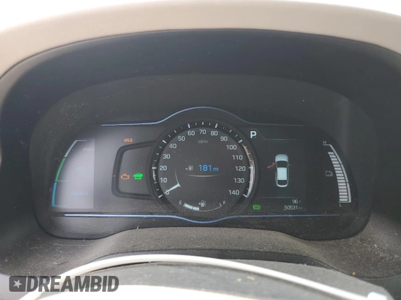 2019 Hyundai Ioniq Limited с VIN KMHC05LC8KU115422, выставлен на аукционе Copart как лот 56917835 с пробегом 50 531 миль миль и Списание • Salvage title. История ставок и продаж доступна на DreamBid. Изображение 9.