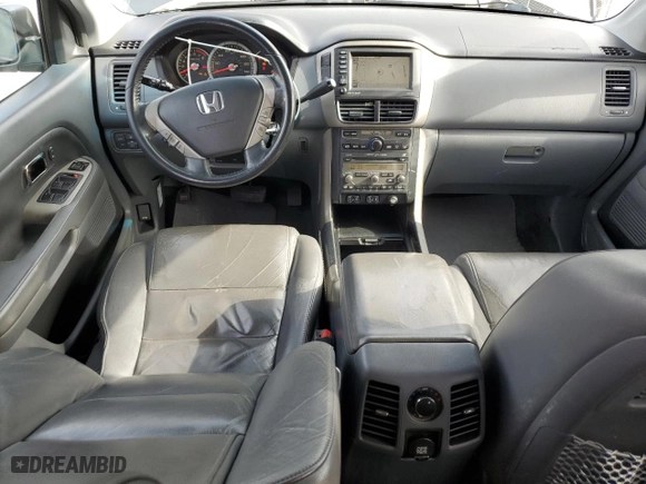 2007 Honda Pilot EX-L with VIN 5FNYF28727B021555, listed as a Copart auction lot 42654765 with 327,786 mi miles and Salvage Title. Bid and sale history available at carsss.com. Image 8.