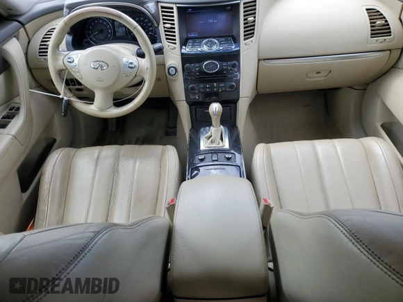 2017 Infiniti QX70 z VIN JN8CS1MU4HM142452, wystawiony jako Copart lot #53064715 z przebiegiem 55 181 mil mil oraz Szkoda całkowita • Salvage title. Historia ofert i sprzedaży dostępna na DreamBid. Obrazek 8.