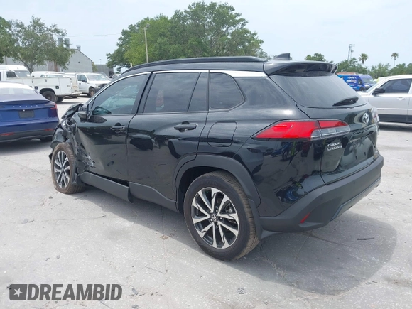 2024 Toyota Corolla Cross XLE with VIN 7MUEAABG8RV084586, listed as a IAAI auction lot 42211214 with 16,316 mi miles and . Bid and sale history available at DreamBid. Image 3.