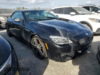 2018 BMW 6 Series 650i with VIN WBA6F5C58JD997138, listed as a Copart auction lot 73667044 with 0 mi miles and Non Repairable. Bid and sale history available at carsss.com. Image 4.