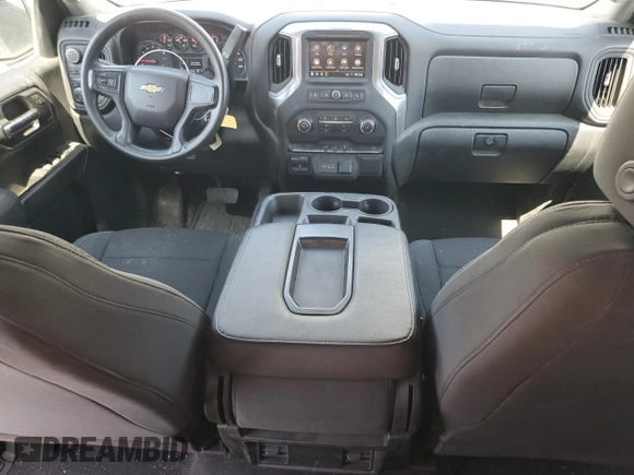 2021 Chevrolet Silverado 1500 with VIN 1GCRYBEHXMZ115135, listed as a Copart auction lot 54670185 with 32,849 mi miles and Salvage Title. Bid and sale history available at DreamBid. Image 8.