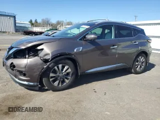 2015 Nissan Murano SL z VIN 5N1AZ2MH7FN269562, wystawiony jako Copart lot #52187215 z przebiegiem 96 839 mil mil oraz Szkoda całkowita • Salvage title. Historia ofert i sprzedaży dostępna na DreamBid. Obrazek 1.