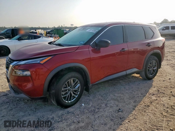 2023 Nissan Rogue S with VIN 5N1BT3AA5PC913771, listed as a Copart auction lot 59110385 with 34,559 mi miles and Salvage title. Bid and sale history available at DreamBid. Image 1.