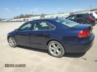 2014 Volkswagen Passat SE with VIN 1VWBT7A32EC048264, listed as a Copart auction lot 53511665 with 170,842 mi miles and Clean title. Bid and sale history available at DreamBid. Image 2.