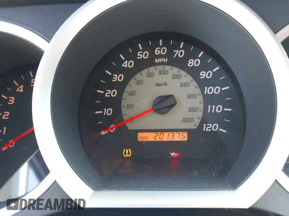 2010 Toyota Tacoma PreRunner with VIN 3TMJU4GNXAM099667, listed as a IAAI auction lot 41530993 with 201,375 mi miles and . Bid and sale history available at DreamBid. Image 7.