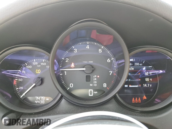 2024 Porsche Macan with VIN WP1AA2A52RLB12140, listed as a Copart auction lot 54584835 with 7,479 mi miles and Salvage title. Bid and sale history available at DreamBid. Image 9.