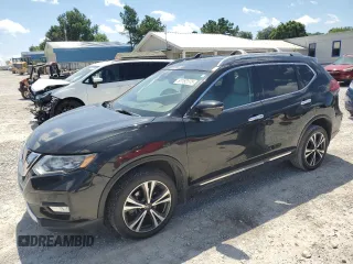 2017 Nissan Rogue SV with VIN 5N1AT2MV2HC797564, listed as a Copart auction lot 61192675 with 81,134 mi miles and Salvage title. Bid and sale history available at DreamBid. Image 1.