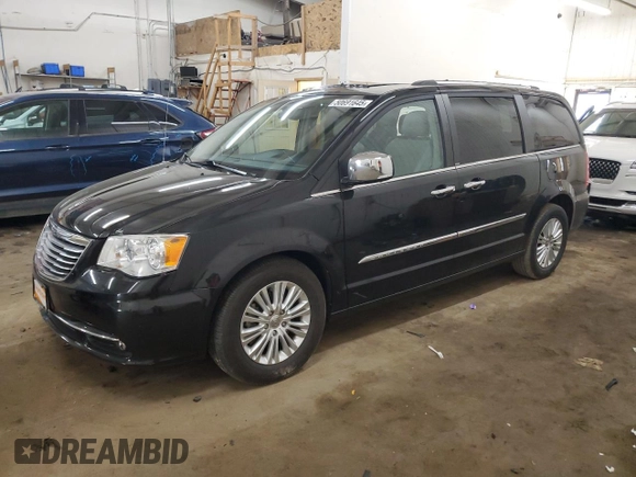 2013 Chrysler Town & Country Limited with VIN 2C4RC1GG0DR760237, listed as a Copart auction lot 50691645 with 94,716 mi miles and Salvage Title. Bid and sale history available at carsss.com. Image 1.