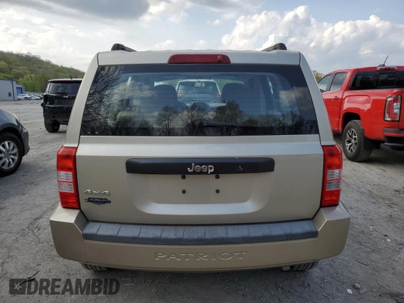 2010 Jeep Patriot Sport with VIN 1J4NF2GB5AD520142, listed as a Copart auction lot 55108685 with 145,943 mi miles and Clean Title. Bid and sale history available at carsss.com. Image 6.