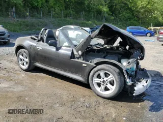 2000 BMW Z3 2.5 z VIN 4USCH9342YLF85373, wystawiony jako Copart lot #56733025 z przebiegiem Nie podano mil oraz Szkoda całkowita • Salvage title. Historia ofert i sprzedaży dostępna na DreamBid. Obrazek 4.