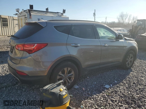 2014 Hyundai Santa Fe Sport with VIN 5XYZU3LB8EG182963, listed as a Copart auction lot 46227995 with 113,984 mi miles and Salvage Title. Bid and sale history available at carsss.com. Image 3.