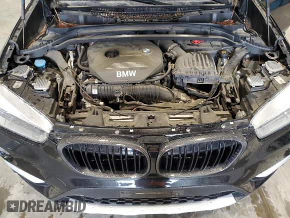 2017 BMW X1 xDrive28i with VIN WBXHT3Z39H4A51967, listed as a Copart auction lot 58843125 with 108,415 mi miles and Clean title. Bid and sale history available at DreamBid. Image 12.