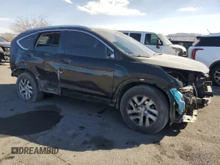 2015 Honda CR-V EX-L with VIN 5J6RM4H77FL085568, listed as a Copart auction lot 43617255 with 216,492 mi miles and Salvage Title. Bid and sale history available at carsss.com. Image 4.