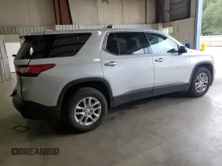 2021 Chevrolet Traverse LS with VIN 1GNERFKW8MJ193604, listed as a Copart auction lot 69024534 with 61,366 mi miles and Salvage Title. Bid and sale history available at carsss.com. Image 3.