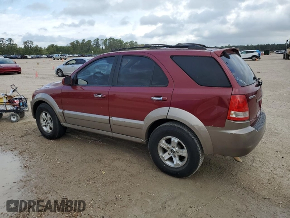 2005 Kia Sorento LX with VIN KNDJD733655498495, listed as a Copart auction lot 78982324 with 160,919 mi miles and Salvage Title. Bid and sale history available at carsss.com. Image 2.