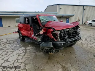 2023 Ford Bronco with VIN 1FMEE5BP3PLB71294, listed as a Copart auction lot 86829484 with 0 mi miles and Non Repairable. Bid and sale history available at carsss.com. Image 14.