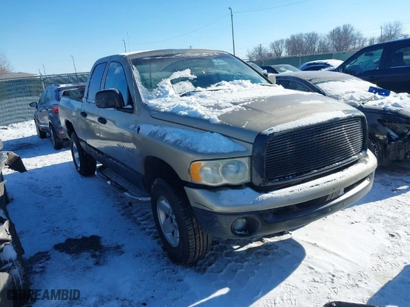 2002 Dodge Ram 1500 with VIN 1D7HU18N42S535150, listed as a IAAI auction lot 41285678 with 188,625 mi miles. Bid and sale history available at carsss.com. Image 1.