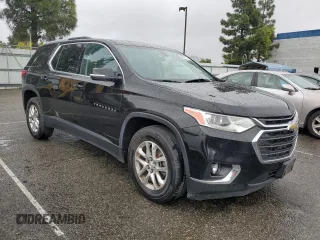 2018 Chevrolet Traverse LT Cloth with VIN 1GNERGKW1JJ249464, listed as a Copart auction lot 55763815 with 107,766 mi miles and Clean Title. Bid and sale history available at carsss.com. Image 4.