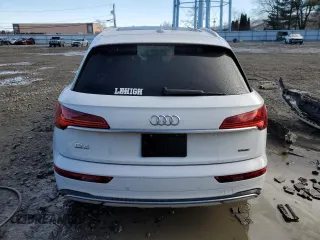 2021 Audi Q5 Premium Plus with VIN WA1BAAFY2M2111971, listed as a Copart auction lot 45632625 with Not provided miles and Salvage title. Bid and sale history available at DreamBid. Image 6.