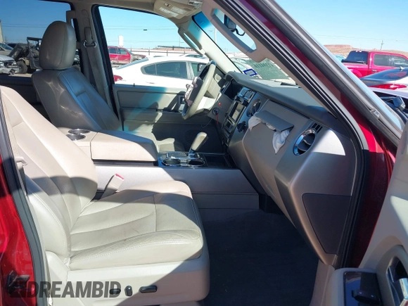 2013 Ford Expedition EL Limited with VIN 1FMJK1K55DEF63885, listed as a IAAI auction lot 41394116 with 118,297 mi miles. Bid and sale history available at carsss.com. Image 5.