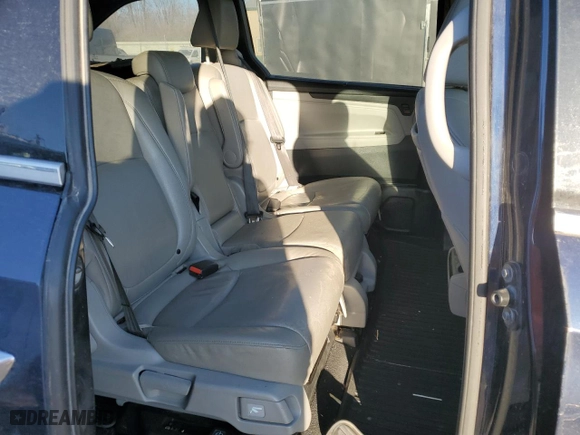 2018 Honda Odyssey Elite with VIN 5FNRL6H95JB087465, listed as a Copart auction lot 46867655 with 197,168 mi miles and Salvage Title. Bid and sale history available at carsss.com. Image 12.