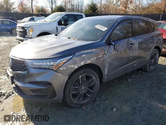 2021 Acura RDX w/A-Spec Package z VIN 5J8TC1H62ML016631, wystawiony jako Copart lot #82493834 z przebiegiem 94 160 mil mil oraz Szkoda całkowita • Salvage title. Historia ofert i sprzedaży dostępna na DreamBid. Obrazek 1.