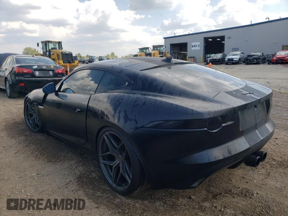2017 Jaguar F-Type with VIN SAJWB6A64H8K38118, listed as a Copart auction lot 66605794 with 48,805 mi miles and Salvage Title. Bid and sale history available at DreamBid. Image 2.