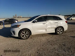 2019 Kia Sorento SX z VIN 5XYPK4A55KG434678, wystawiony jako Copart lot #48406975 z przebiegiem 161 332 mil mil oraz Szkoda całkowita • Salvage title. Historia ofert i sprzedaży dostępna na DreamBid. Obrazek 1.