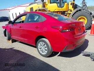 2019 Hyundai Accent SE with VIN 3KPC24A31KE077073, listed as a IAAI auction lot 42048683 with 107,428 mi miles. Bid and sale history available at carsss.com. Image 3.