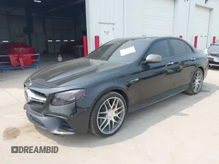 2019 Mercedes-Benz E 63 S AMG with VIN WDDZF8KB0KA534959, listed as a IAAI auction lot 42401507 with 61,356 mi miles and . Bid and sale history available at DreamBid. Image 2.
