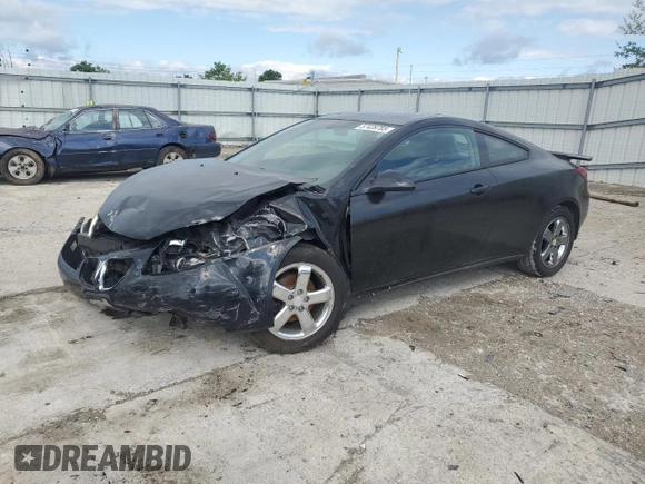 2007 Pontiac G6 GT with VIN 1G2ZH18N974113829, listed as a Copart auction lot 57428785 with Not provided miles and Salvage title. Bid and sale history available at DreamBid. Image 1.