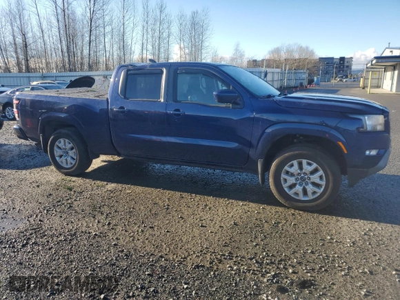 2023 Nissan Frontier SV with VIN 1N6ED1FK5PN613136, listed as a Copart auction lot 82491094 with 24,725 mi miles and Salvage Title. Bid and sale history available at carsss.com. Image 4.