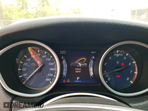 2014 Maserati Ghibli S Q4 with VIN ZAM57RTA8E1083877, listed as a Copart auction lot 57812725 with 94,088 mi miles and Clean title. Bid and sale history available at DreamBid. Image 9.