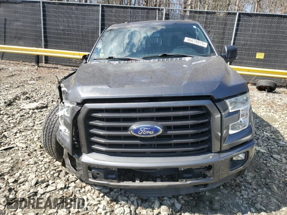 2016 Ford F-150 XLT with VIN 1FTFW1EF5GFA68734, listed as a Copart auction lot 46678075 with 105,066 mi miles and Salvage Title. Bid and sale history available at carsss.com. Image 5.