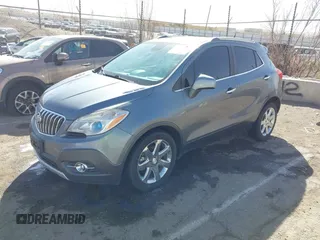 2013 Buick Encore Leather with VIN KL4CJCSB6DB170846, listed as a IAAI auction lot 41711515 with 136,774 mi miles and . Bid and sale history available at DreamBid. Image 2.