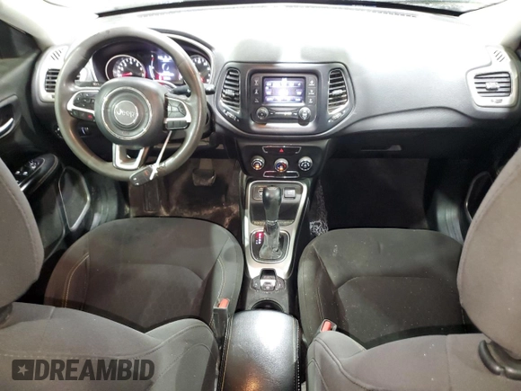 2018 Jeep Compass Sport with VIN 3C4NJCAB8JT489238, listed as a Copart auction lot 54678975 with 42,104 mi miles and Clean Title. Bid and sale history available at carsss.com. Image 8.