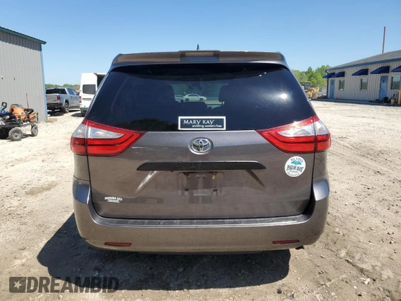 2019 Toyota Sienna L with VIN 5TDZZ3DC1KS991616, listed as a Copart auction lot 52879285 with Not Provided miles and Salvage Title. Bid and sale history available at DreamBid. Image 6.