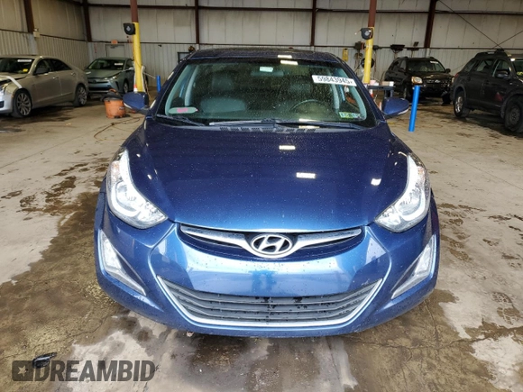 2016 Hyundai Elantra SE z VIN 5NPDH4AE2GH724409, wystawiony jako Copart lot #59843945 z przebiegiem 180 526 mil mil oraz Szkoda całkowita • Salvage title. Historia ofert i sprzedaży dostępna na DreamBid. Obrazek 5.