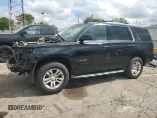 2017 Chevrolet Tahoe LT z VIN 1GNSKBKCXHR140366, wystawiony jako Copart lot #56527295 z przebiegiem Nie podano mil oraz Szkoda całkowita • Salvage title. Historia ofert i sprzedaży dostępna na DreamBid. Obrazek 1.