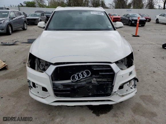 2018 Audi Q3 Premium with VIN WA1BCCFS8JR009188, listed as a Copart auction lot 51174845 with 55,446 mi miles and Salvage Title. Bid and sale history available at carsss.com. Image 5.