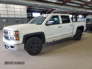 2014 Chevrolet Silverado 1500 LTZ with VIN 3GCUKSEC6EG123055, listed as a Copart auction lot 53294485 with 170,188 mi miles and Clean Title. Bid and sale history available at carsss.com. Image 1.