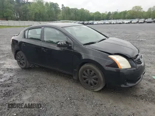 2012 Nissan Sentra S with VIN 3N1AB6AP8CL783334, listed as a Copart auction lot 51744145 with 226,812 mi miles and Salvage title. Bid and sale history available at DreamBid. Image 4.