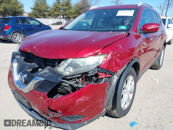 2014 Nissan Rogue S with VIN 5N1AT2MV9EC770681, listed as a IAAI auction lot 41705077 with 169,867 mi miles. Bid and sale history available at carsss.com. Image 12.