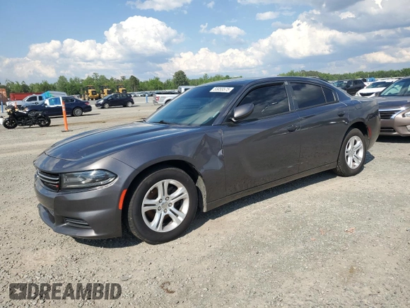 2015 Dodge Charger SE with VIN 2C3CDXBG5FH813332, listed as a Copart auction lot 55855575 with 186,353 mi miles and Clean Title. Bid and sale history available at carsss.com. Image 1.